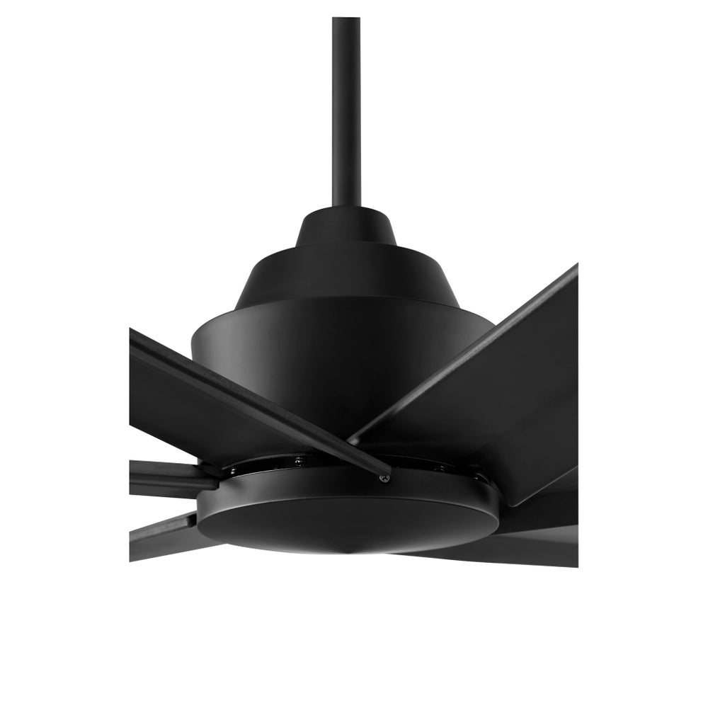 TITUS 80" 6-Blade Matte Black Ceiling Fan