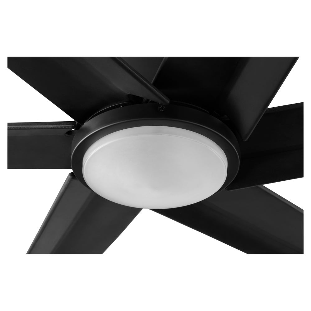TITUS 80" 6-Blade Matte Black Ceiling Fan