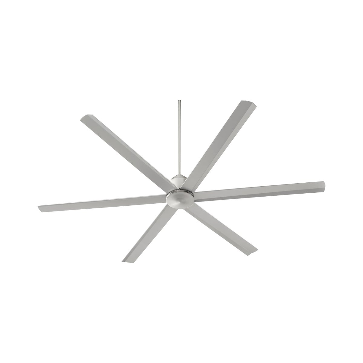 TITUS 80” 6-Blade Satin Nickel Ceiling Fan