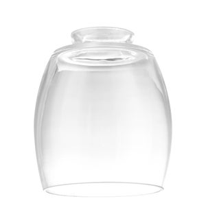 2.25" Clear Barrell Glass