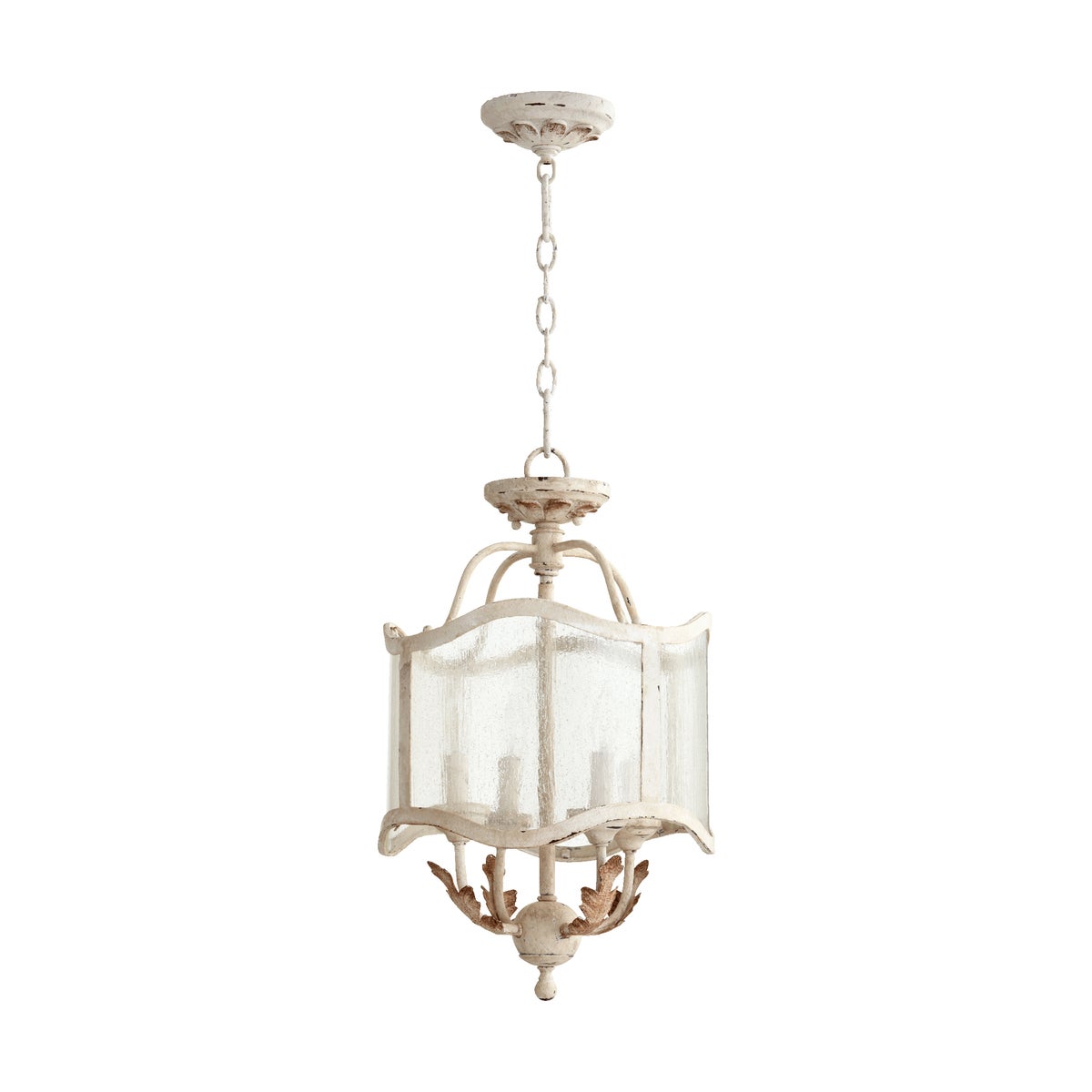Salento 13-in Semi-Flush Mount Persian White