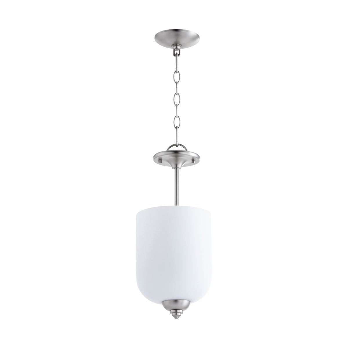 Richmond 8-in Semi-Flush Mount Satin Nickel