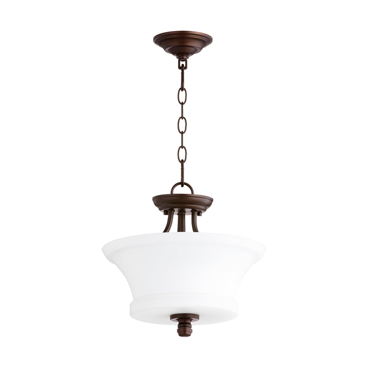 Rossington 13-in Semi-Flush Mount Oiled Bronze