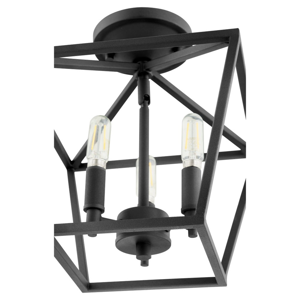 Gabriel 11 Inch Ceiling Mount Black