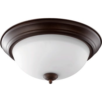 15 Inch Ceiling Mount Oiled Bronze