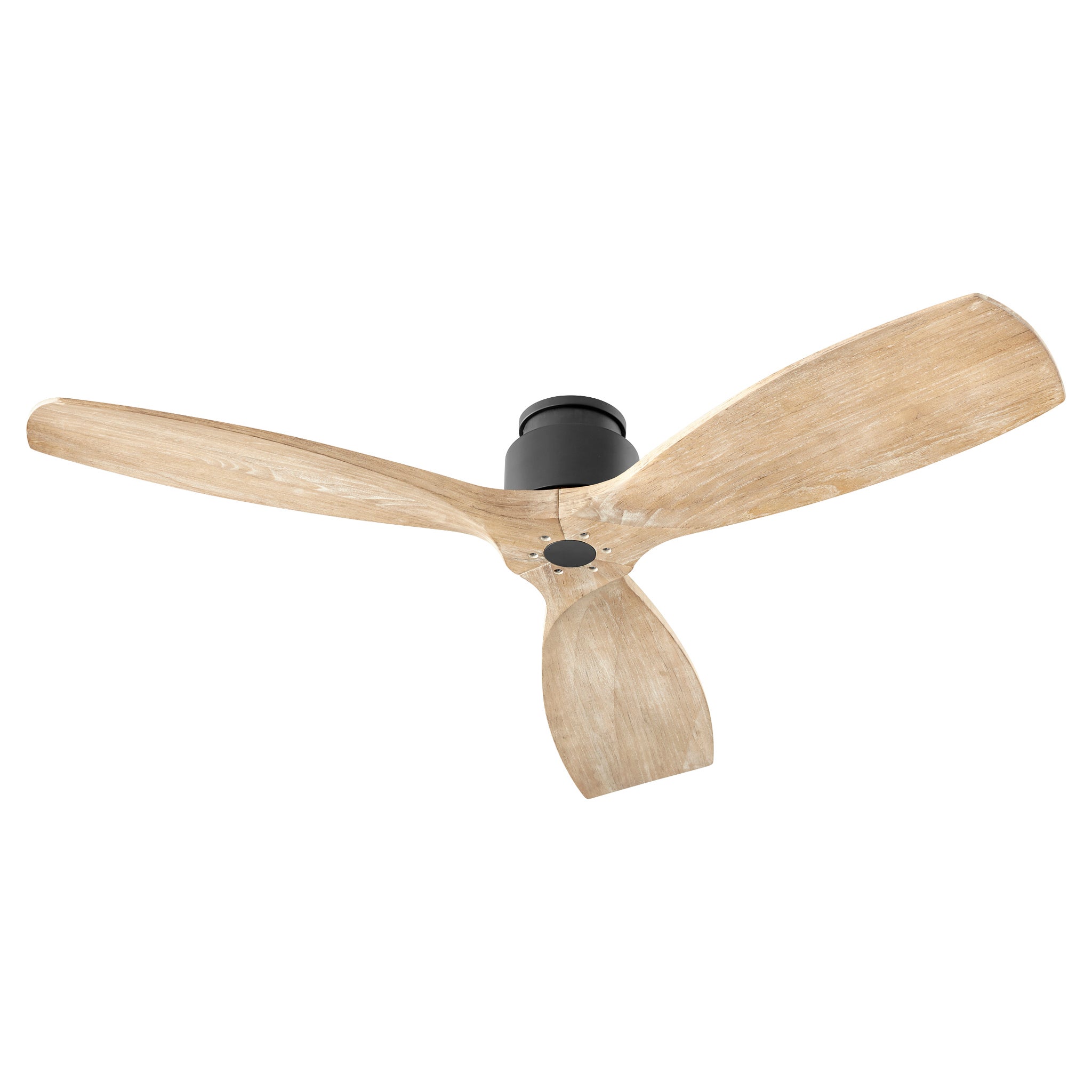 3-Blade Matte Black Ceiling Fan 