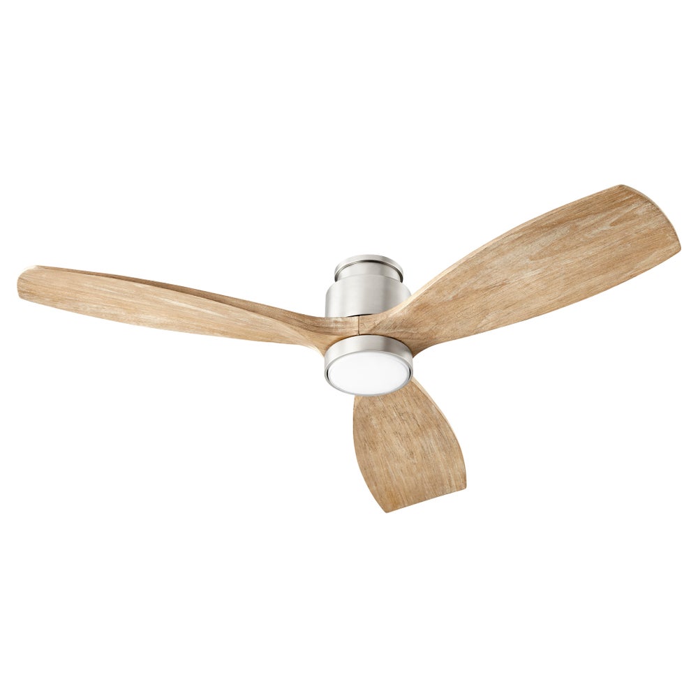 LURUS 64” 3-Blade Satin Nickel Ceiling Fan