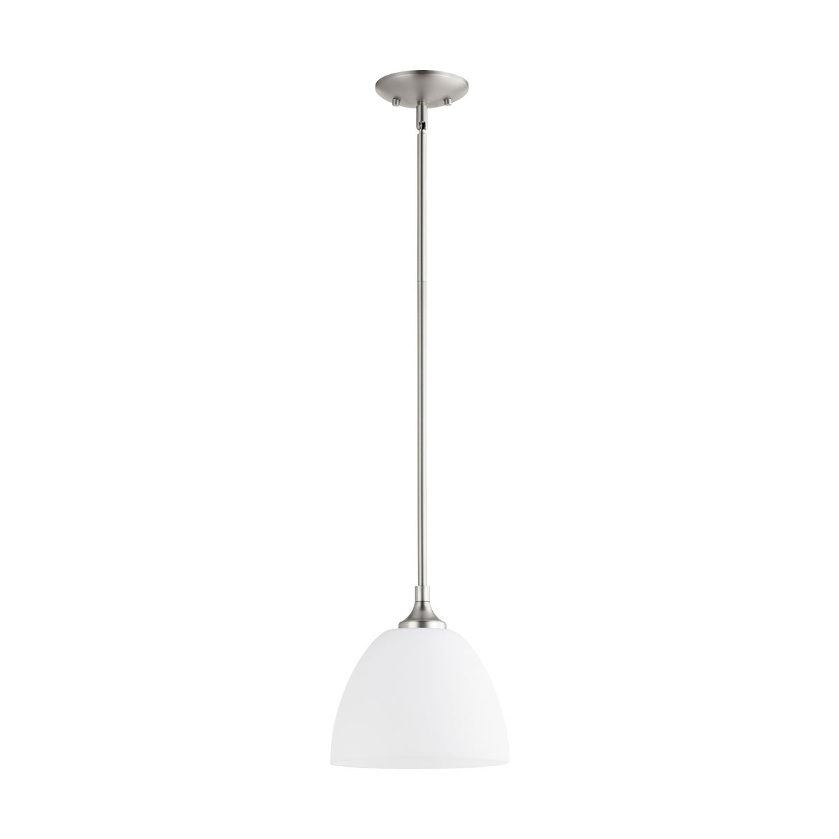 Enclave Satin Nickel Transitional Mini Pendant