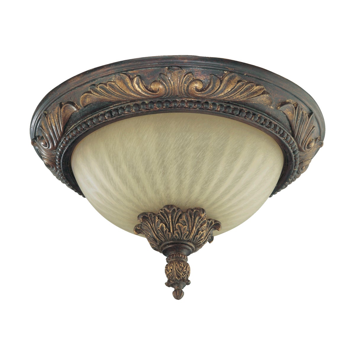Madeleine 13 Inch Ceiling Mount Corsican Gold