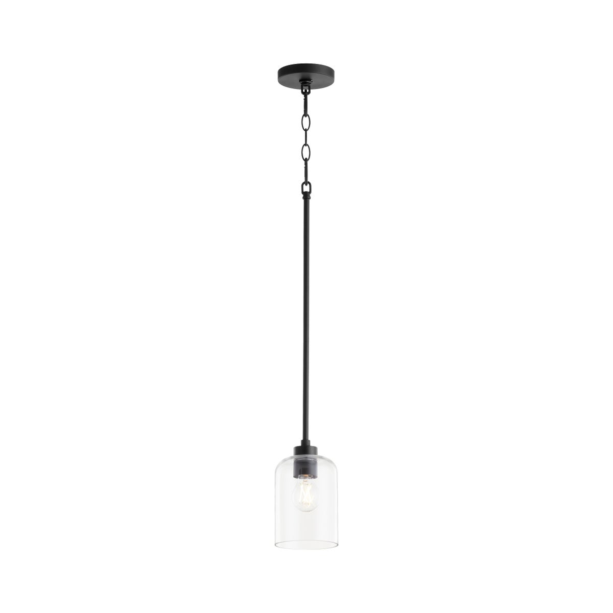 Tribute 1-Light Pendant - Matte Black