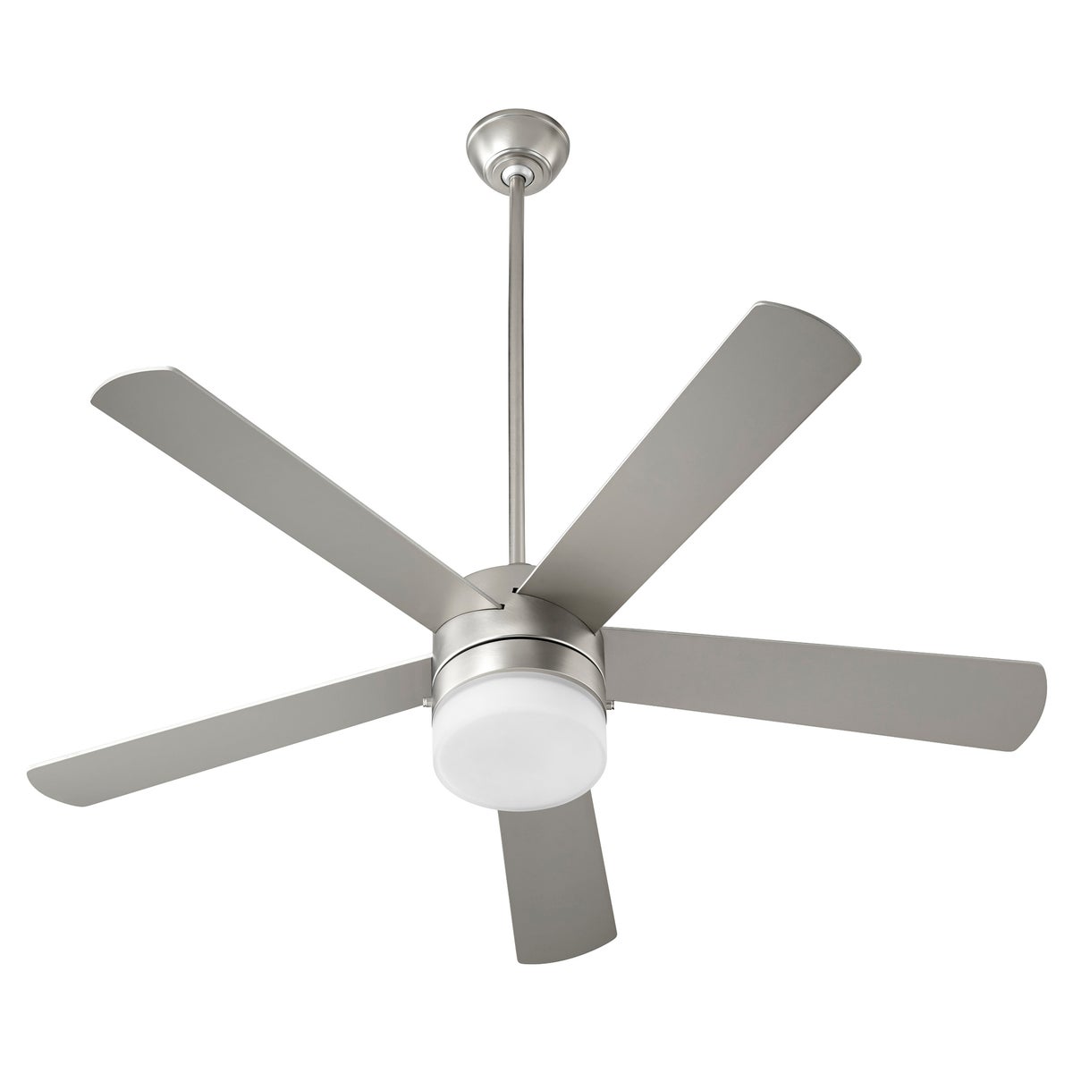 MAXWELL 52” Satin Nickel LED Ceiling Fan