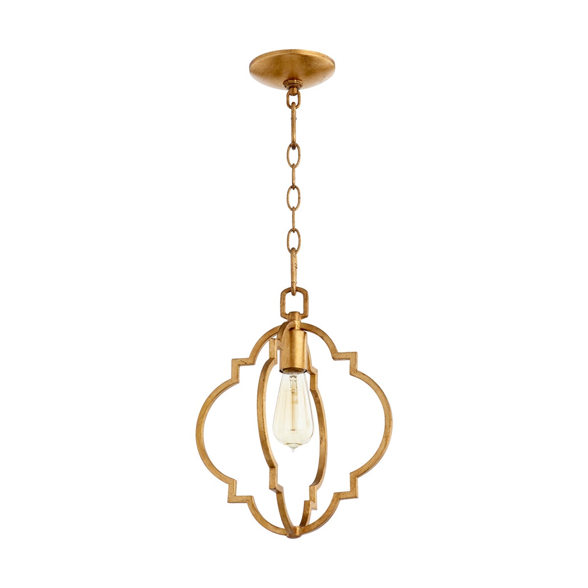 Dublin Gold Leaf Transitional Pendant