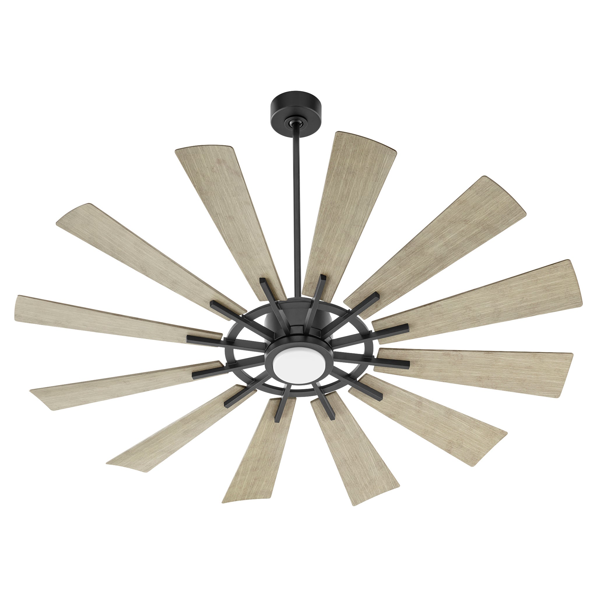 weathered grey ceiling fan