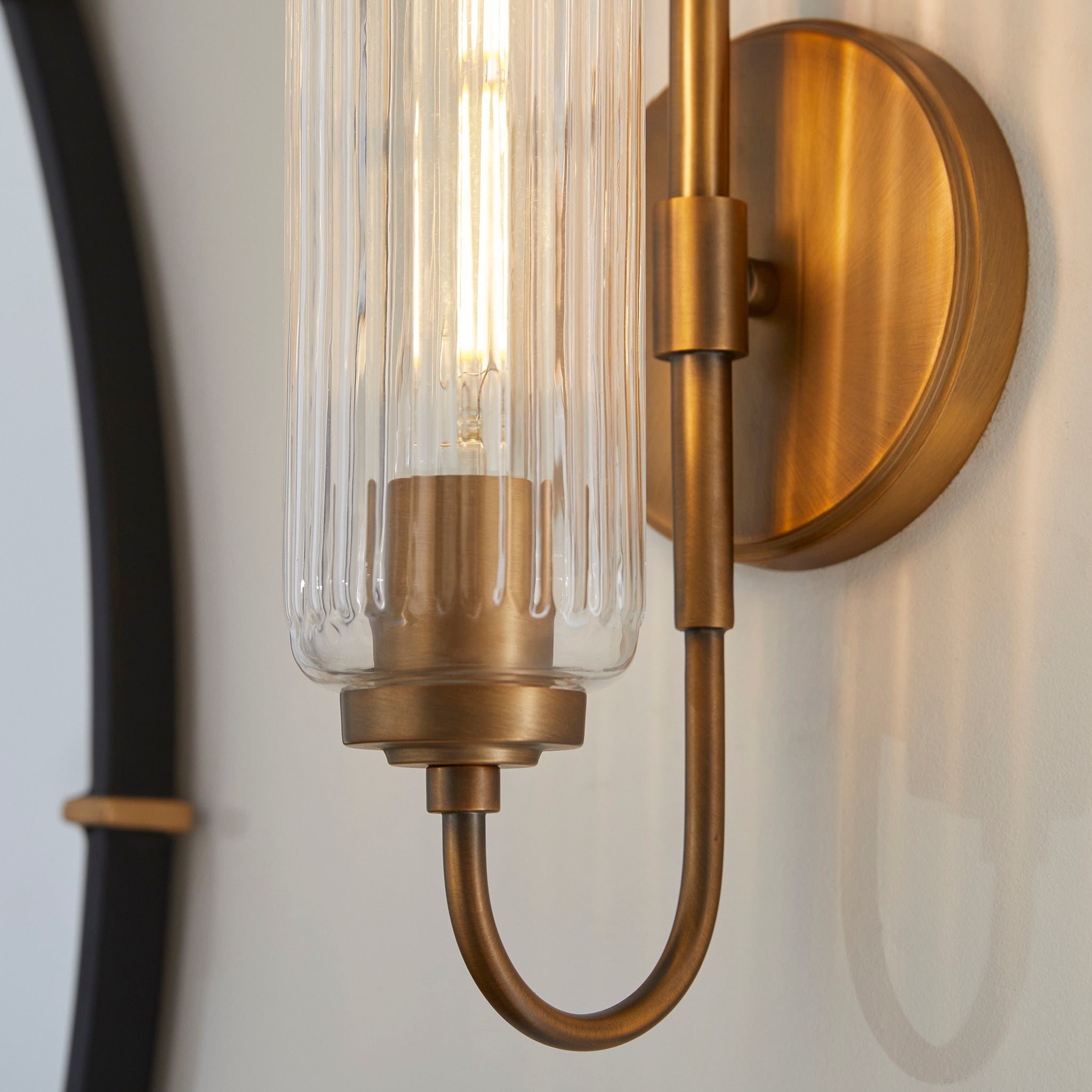 福袋安いいね半額ストア WHITMIRE 1 Light Wall Mount - Brushed Brass - pendant その他