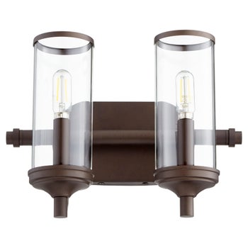 Collins 2 Light Transitional Oiled Bronze Vanity