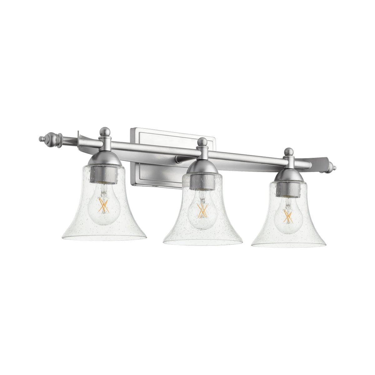 Aspen 3 Light Transitional Classic Nickel Vanity
