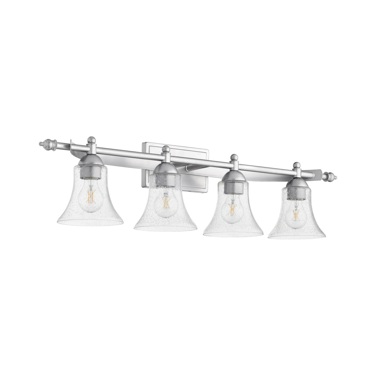 Aspen 4 Light Transitional Classic Nickel Vanity