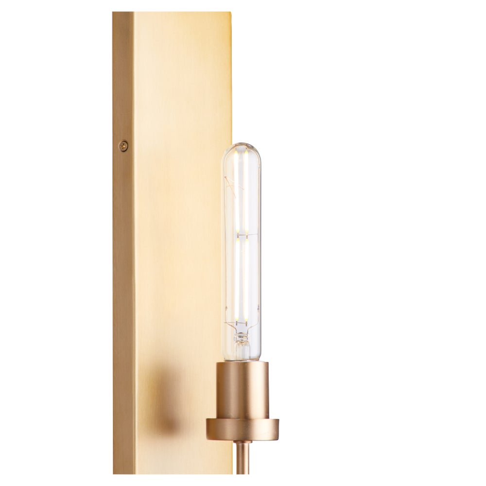 SHERIDAN 1 Light Wall Mount - Aged Brass