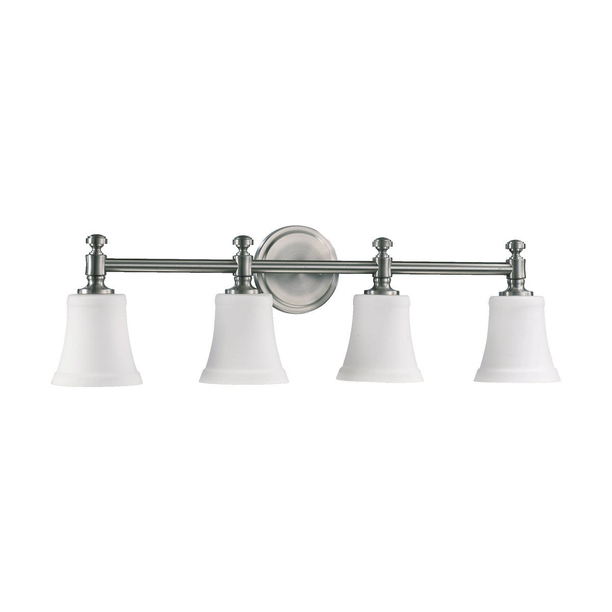Rossington 4 Light Traditional Satin Nickel Vanity