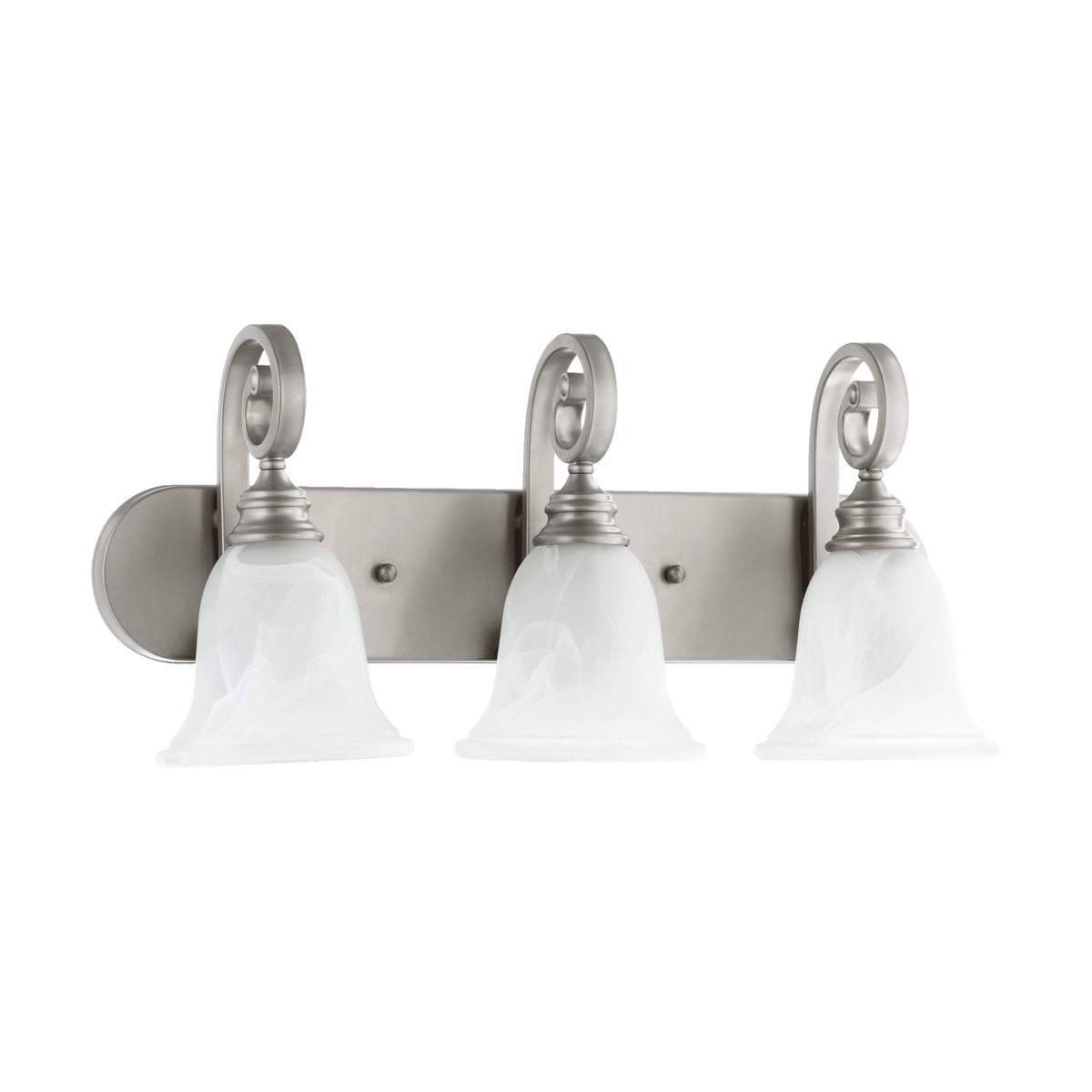 Bryant 3 Light Traditional Classic Nickel Vanity