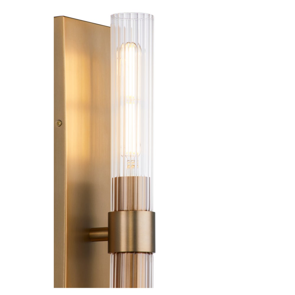 SHERIDAN 2 Light Wall Mount - Aged Brass