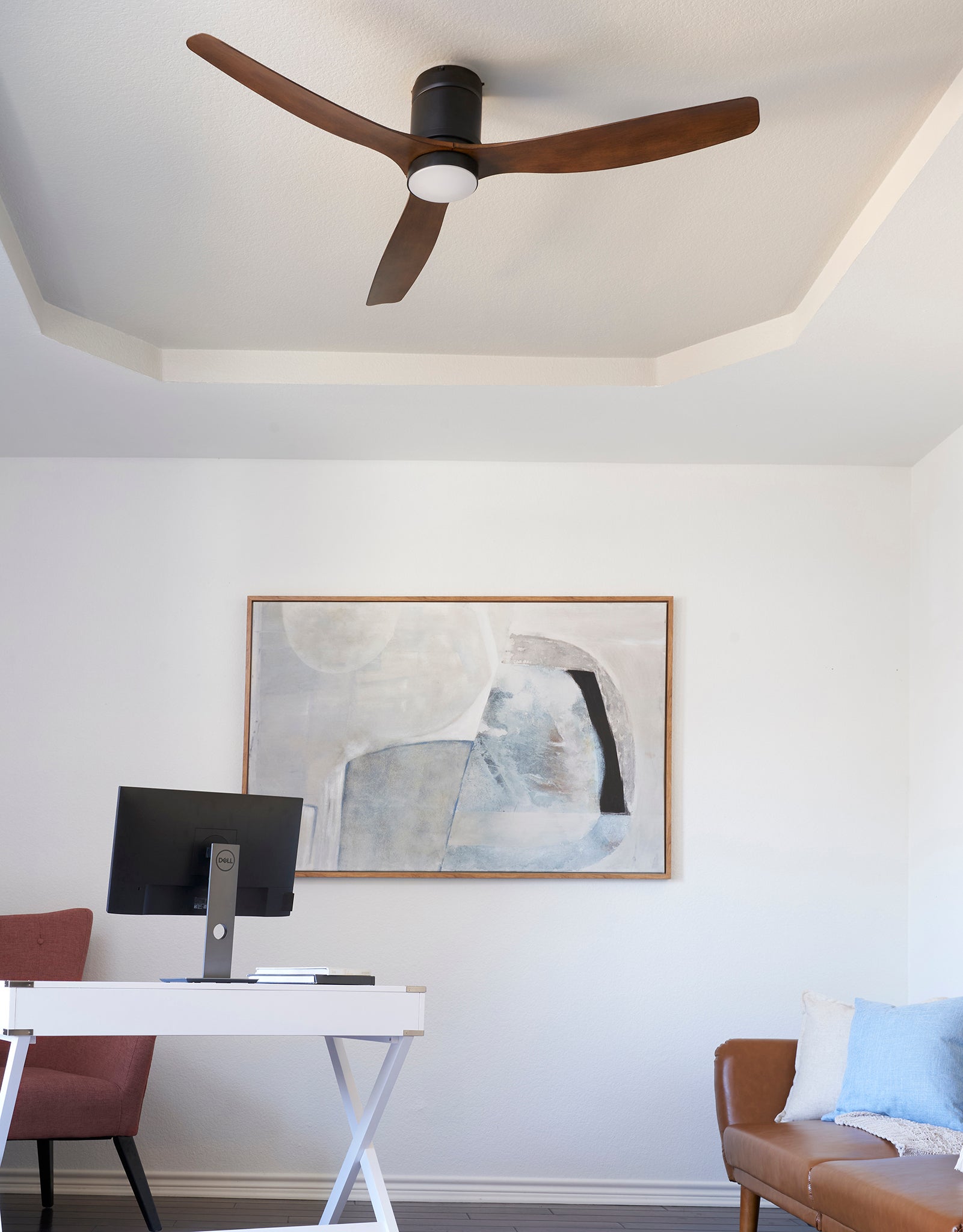 DAYTON 3 Blade Hugger - Matte Black - patio fans | Quorum