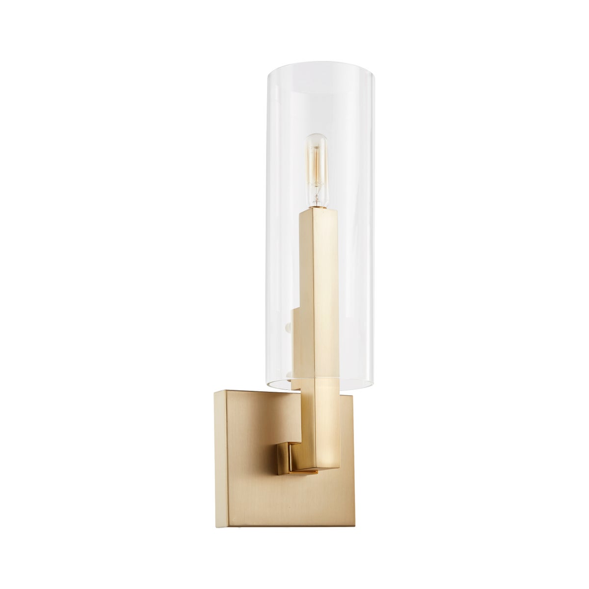Harbin 1 Light Wall Mount - Aged Brass
