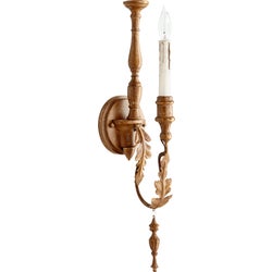 Salento 1 Light Traditional French Umber  Wall Sconce