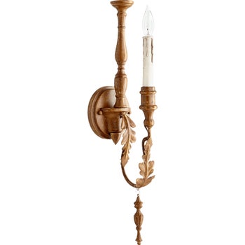 Salento 1 Light Traditional French Umber  Wall Sconce