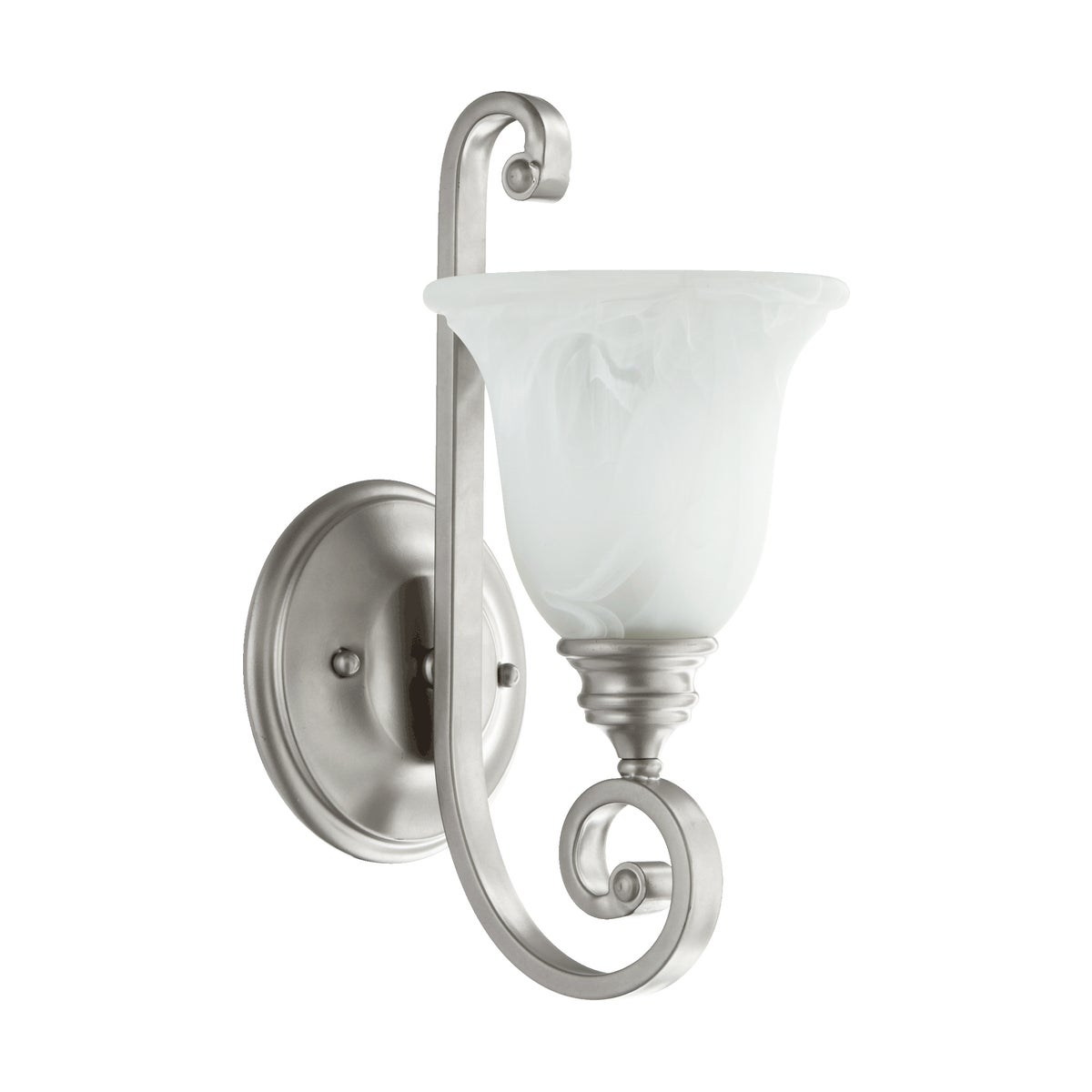 Bryant 1 Light Traditional Classic Nickel Wall Sconce