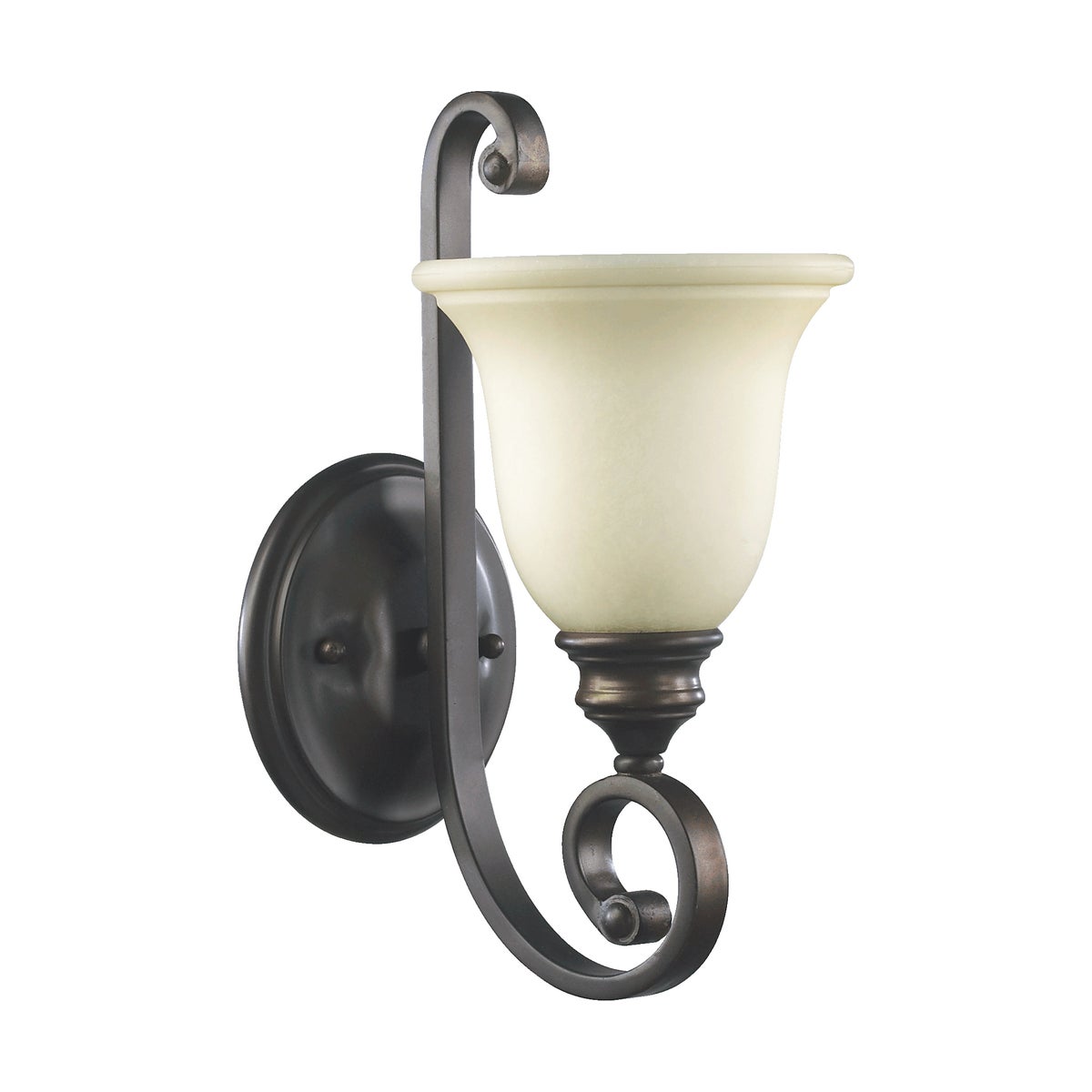 Bryant 1 Light Traditional Oiled Bronze Wall Sconce