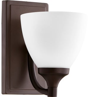 Enclave 1 Light Transitional Oiled Bronze Wall Sconce