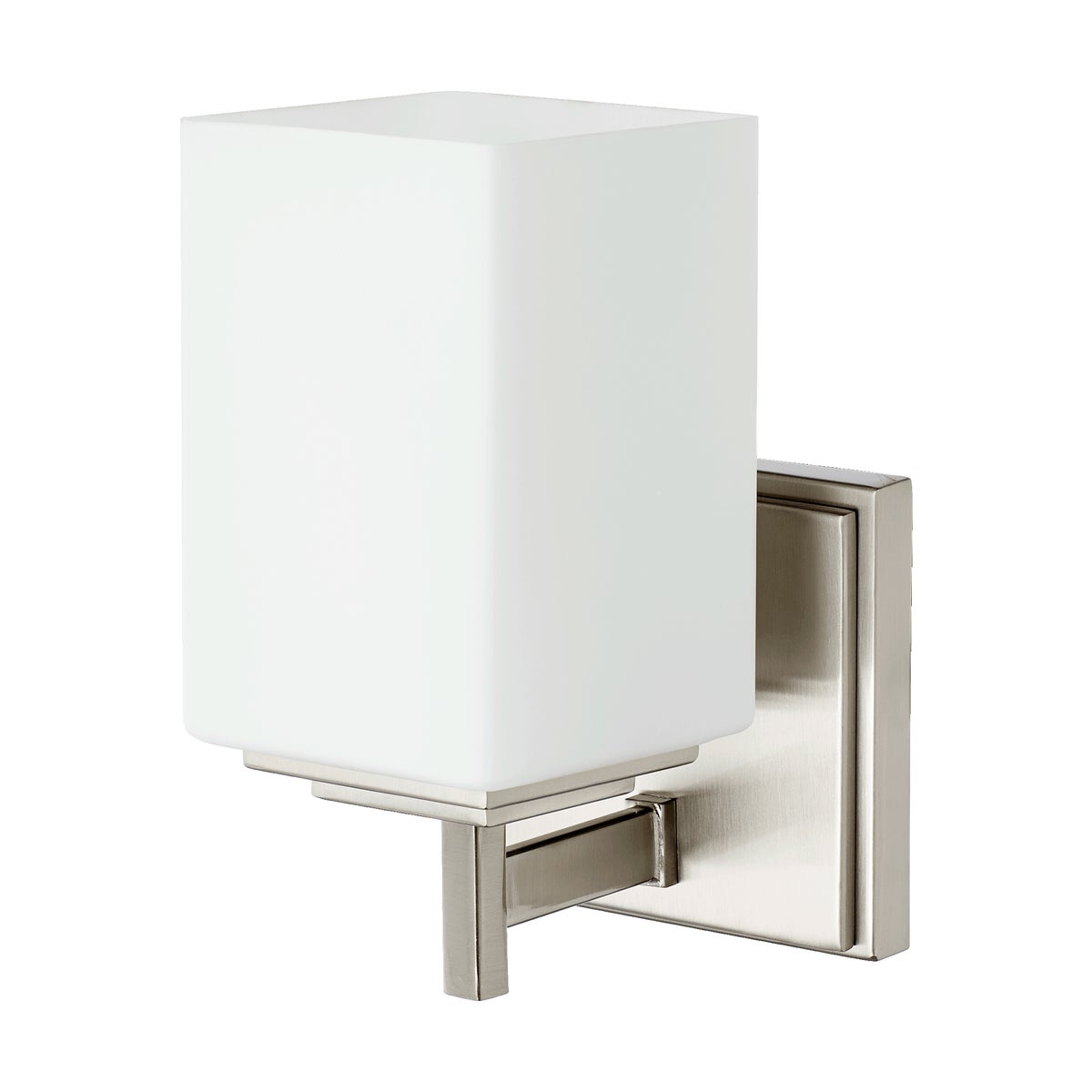 Delta 1 Light Modern and Contemporary Satin Nickel Wall Sconce