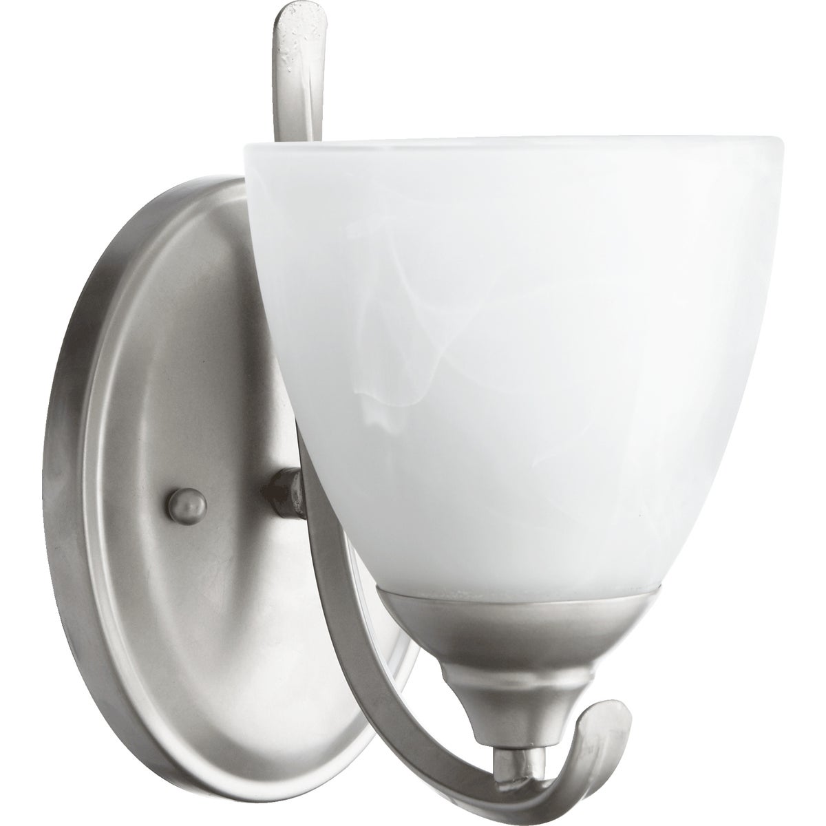 Powell 1 Light Transitional Classic Nickel Wall Sconce