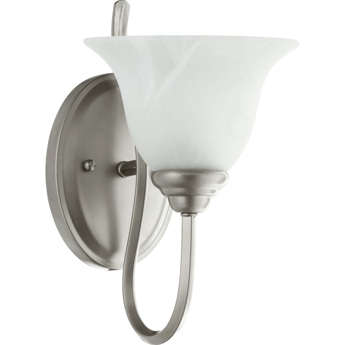 Spencer 1 Light Transitional Classic Nickel Wall Sconce