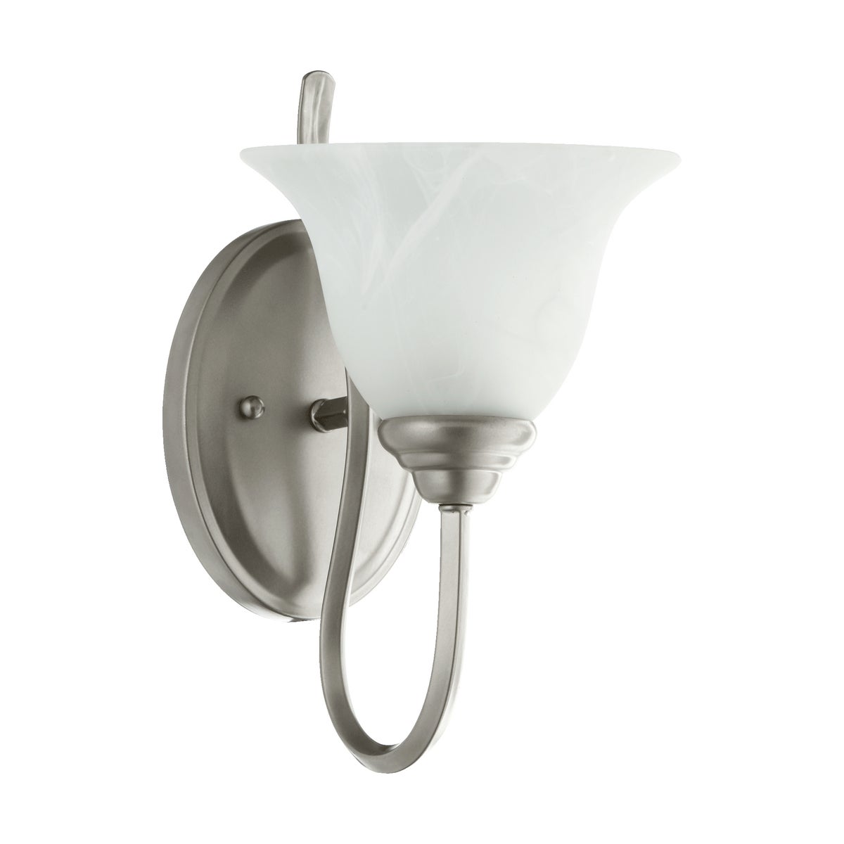 Spencer 1 Light Transitional Classic Nickel Wall Sconce