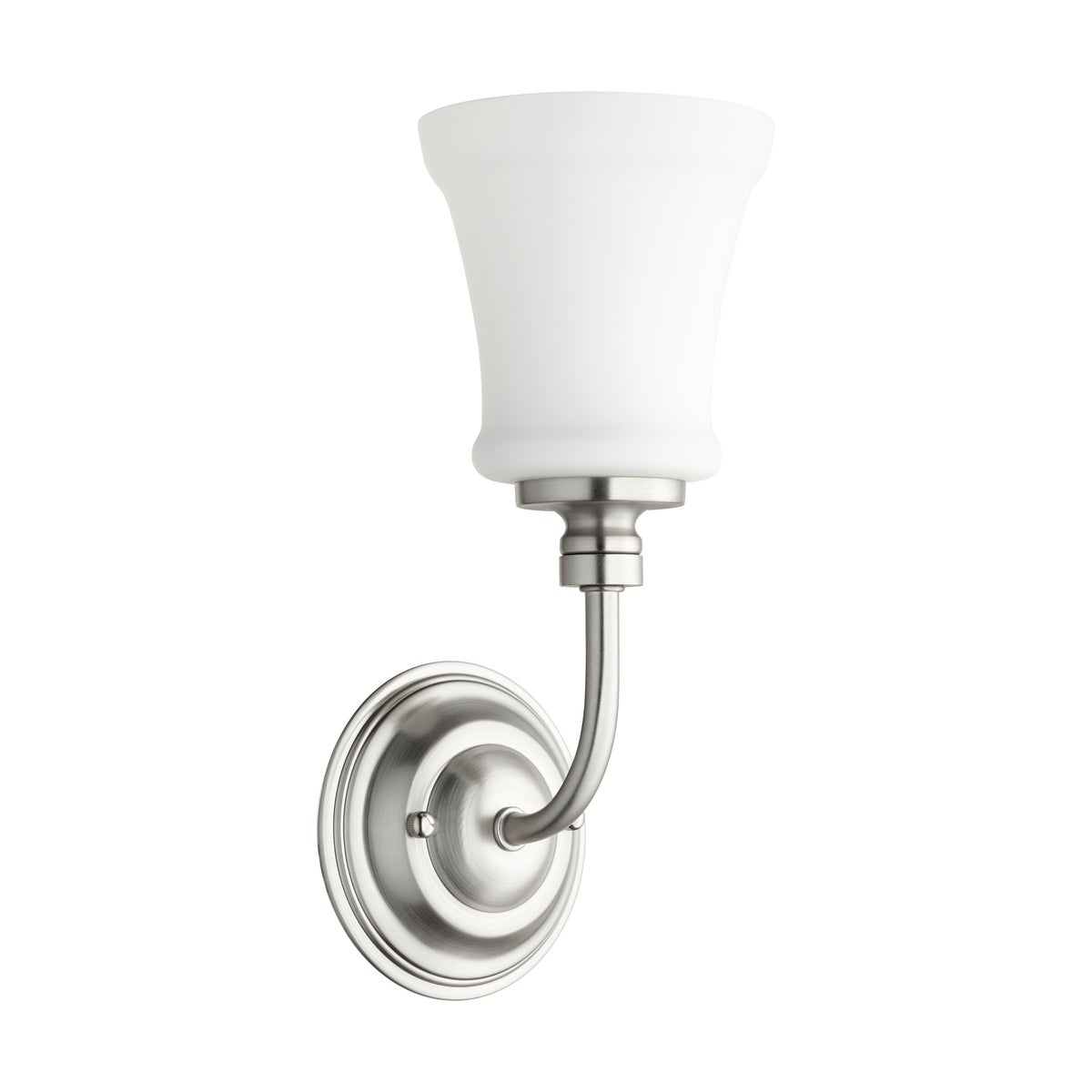 Rossington 1 Light Transitional Satin Nickel Wall Sconce