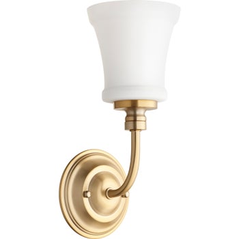 Rossington 1 Light Transitional Aged Brass Wall Sconce