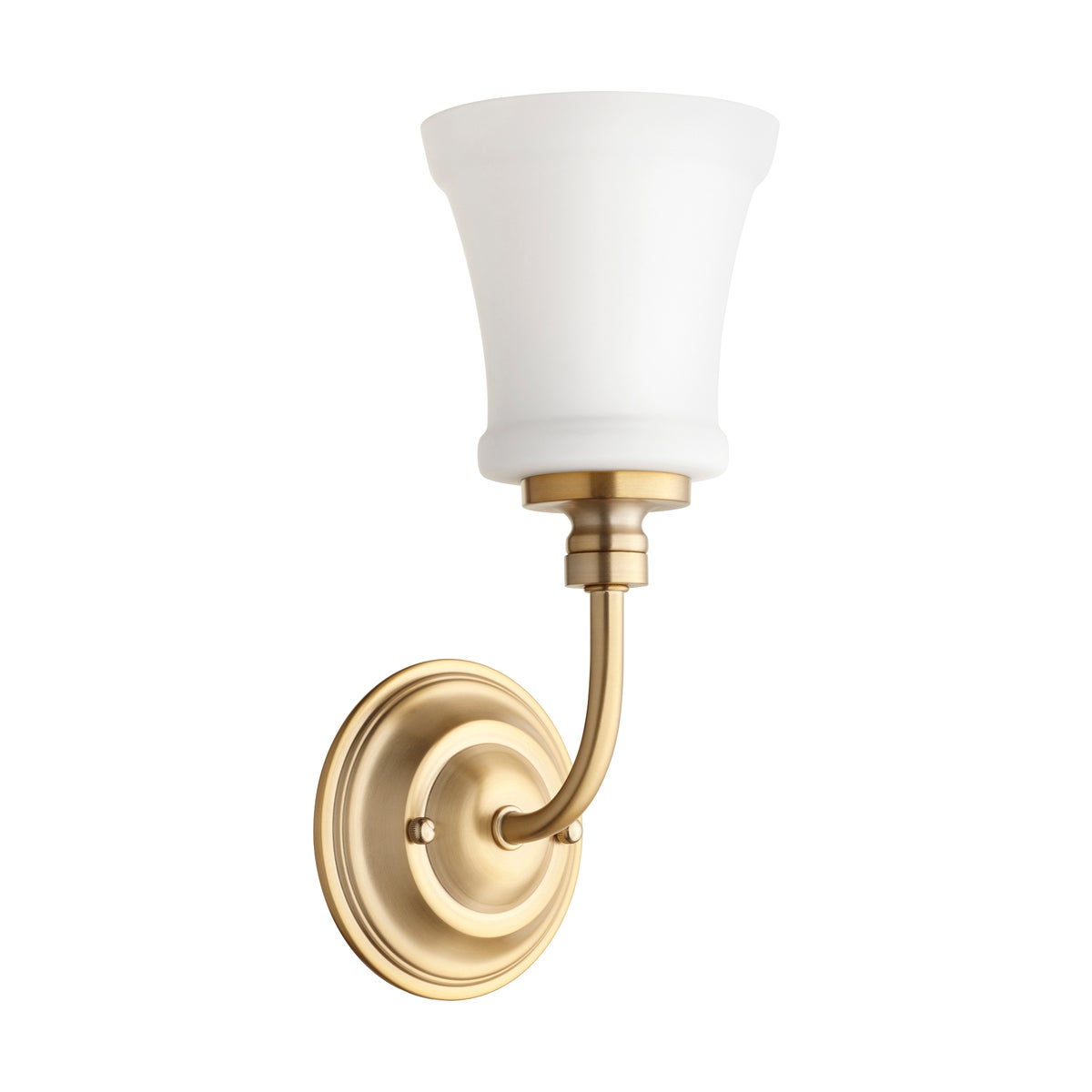 Rossington 1 Light Transitional Aged Brass Wall Sconce