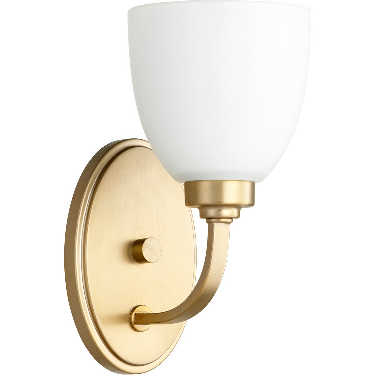 Reyes 1 Light Traditional Aged Brass Wall Sconce
