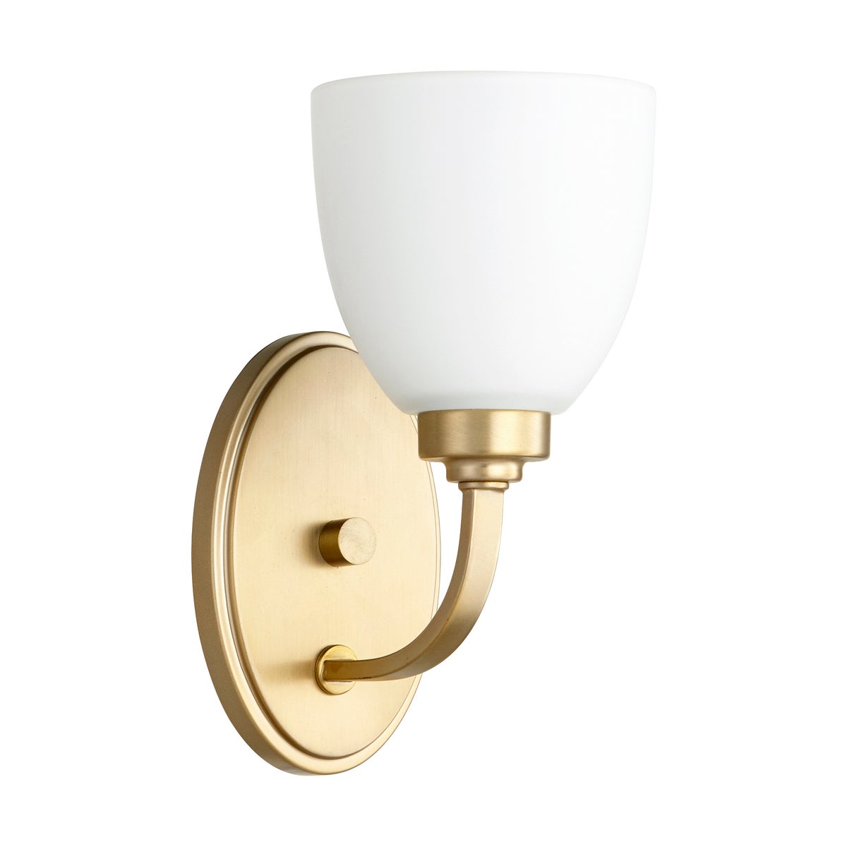 Reyes 1 Light Traditional Aged Brass Wall Sconce