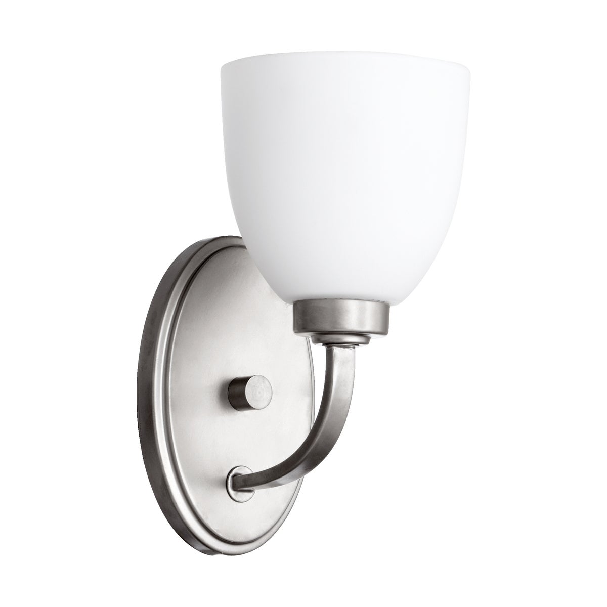 Reyes 1 Light Transitional Classic Nickel Wall Sconce