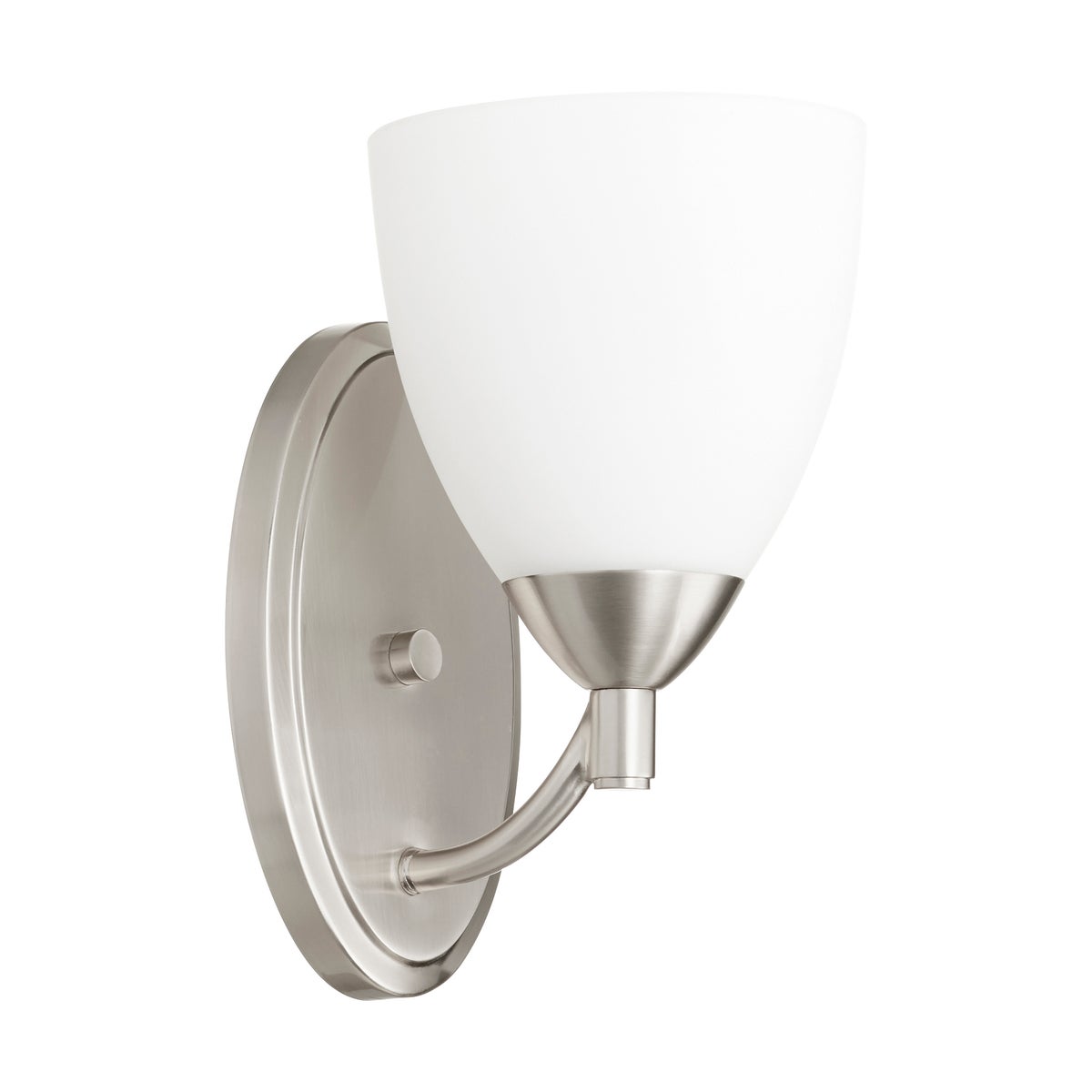 Barkley 1 Light Traditional Satin Nickel Wall Sconce