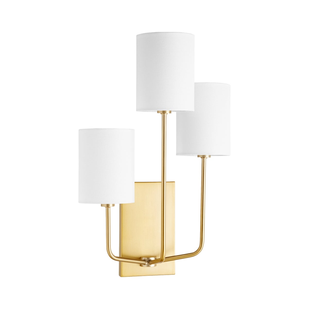 HARMONY 3 Light Wall Mount - Aged Brass
