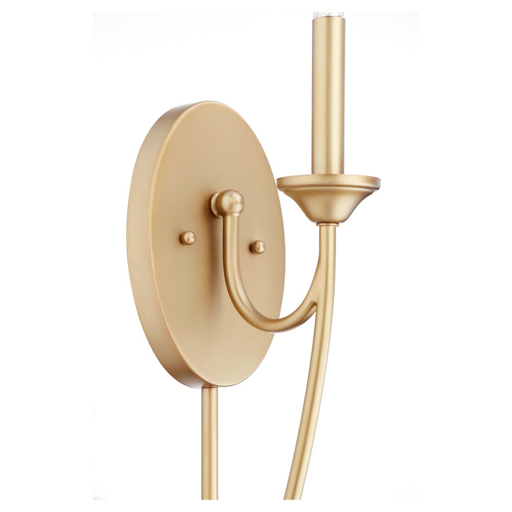 BROOKS 1 Light Wall Mount- Aged Brass