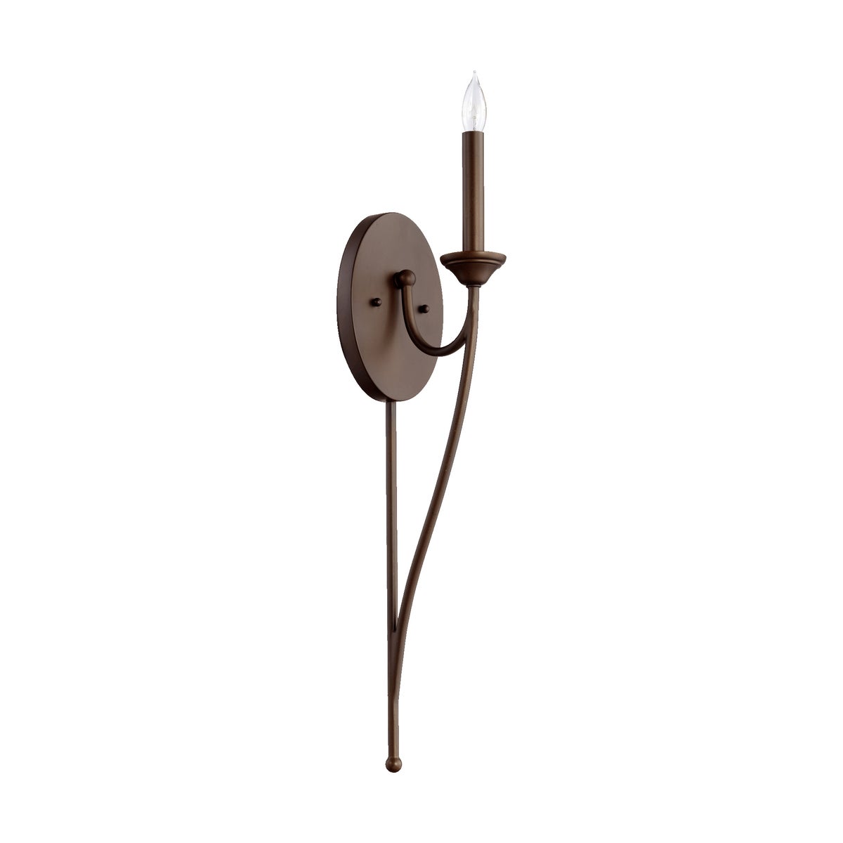 Brooks 1 Light Transitional Oiled Bronze Wall Sconce