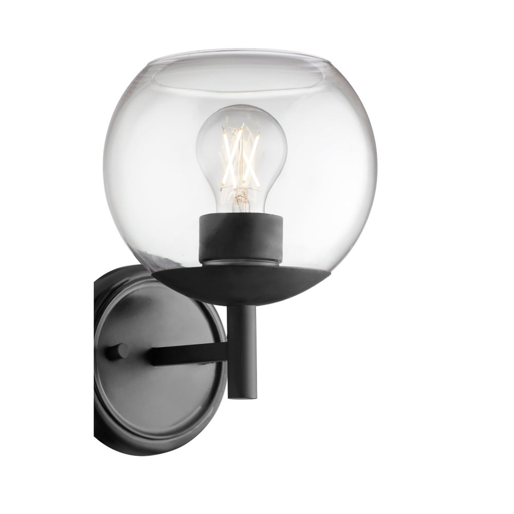 LYON 1 Light Wall Mount Matte Black