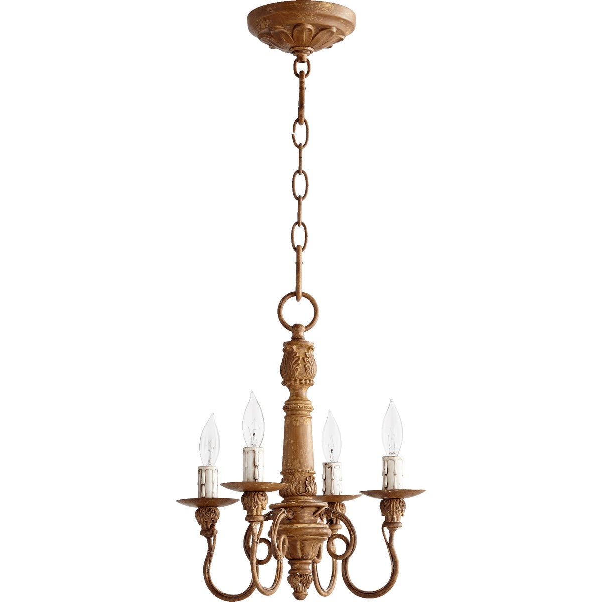 Salento 4 Light French Umber Traditional Chandelier