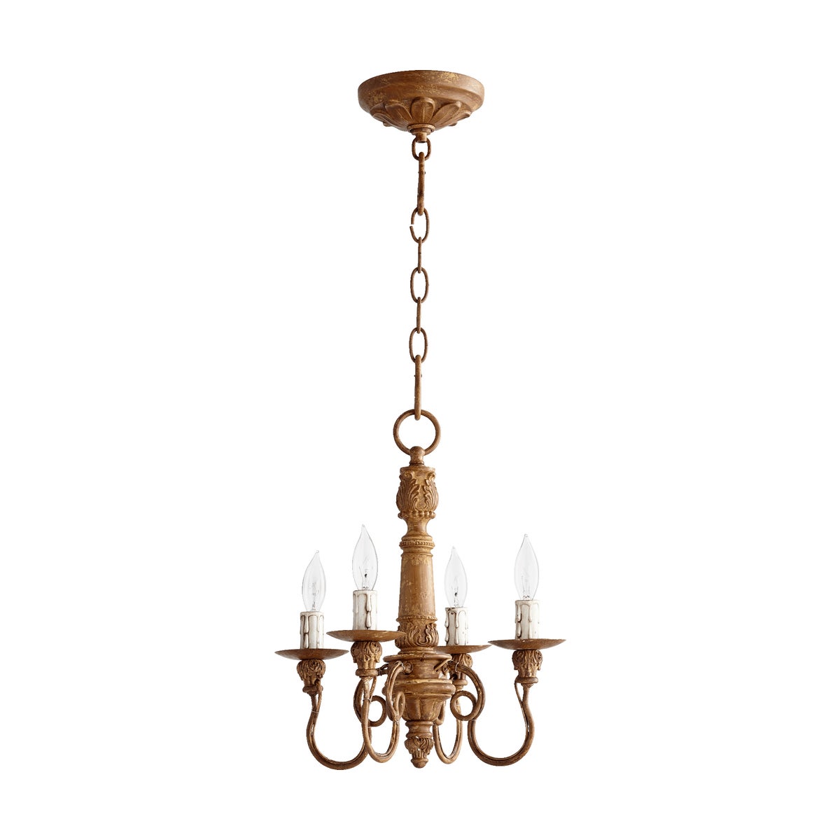 Salento 4 Light French Umber Traditional Chandelier