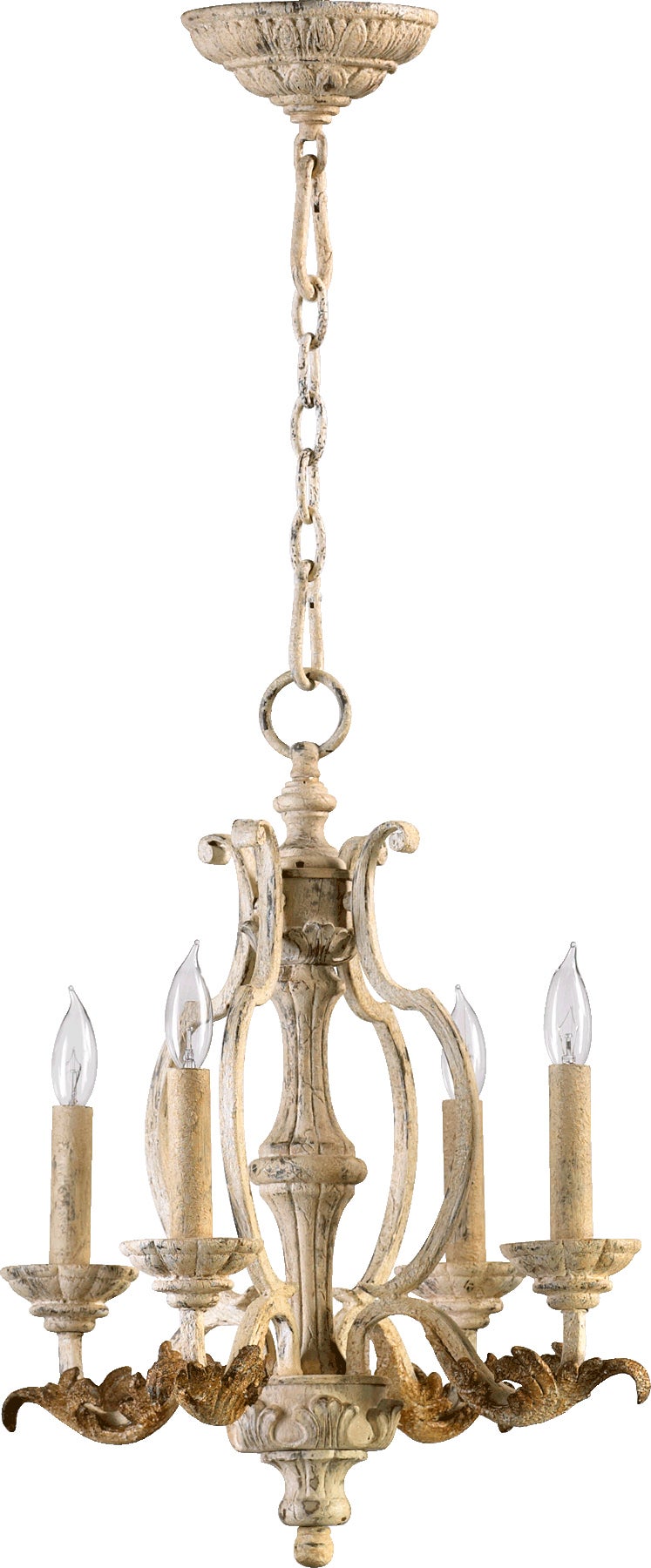 Florence 4 Light Persian White Traditional Chandelier - entry 